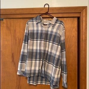 Plaid blouse